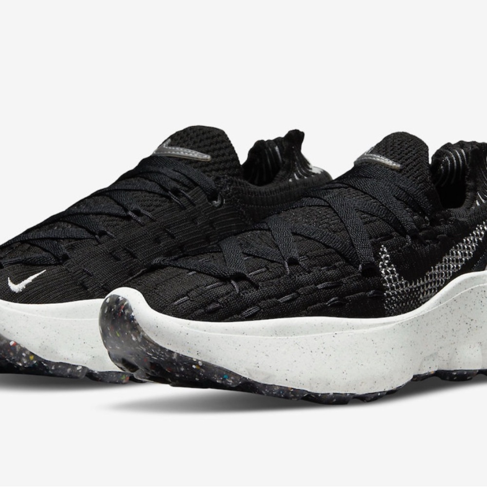 Nike Space Hippie 04 “Oreo” Running Shoes Black Womens Size 11 DA2725-001